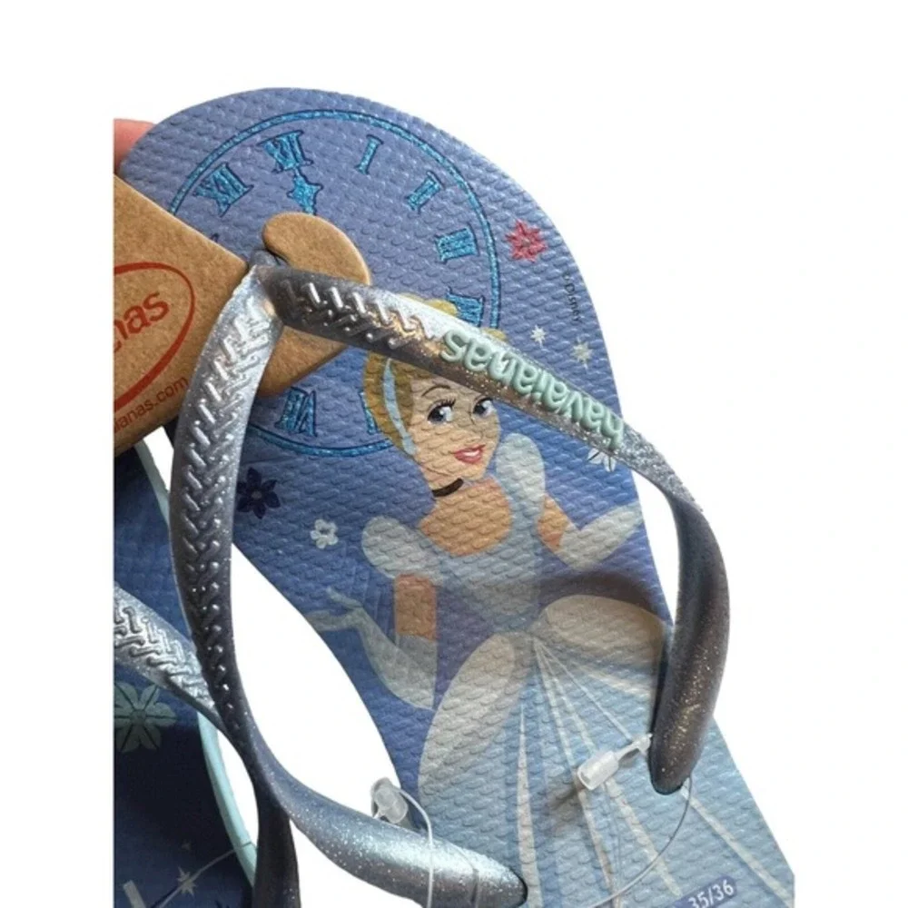 Havaianas‎ Cinderella Slim Flip Flop New Size 3/4 Kids